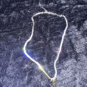 Elegant Silver and Gold Necklace